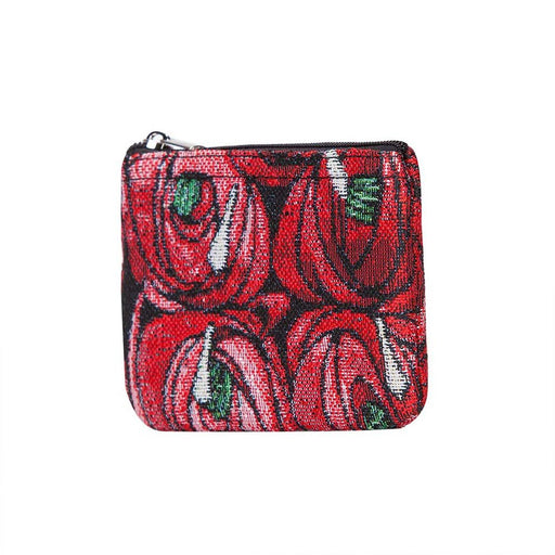 Mackintosh Rose and Tear Drop - Zip Coin Purse - Kozeenest