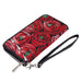 Mackintosh Rose and Teardrop - Long Zip Purse - Kozeenest