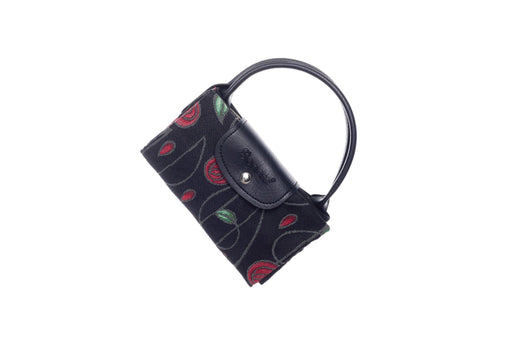 Mackintosh Simple Rose Black - Foldaway Bag - Kozeenest