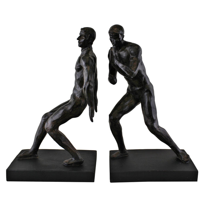 Male Statue Bookends - Kozeenest