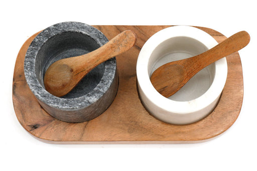 Marble Salt and Pepper Bowls - Kozeenest