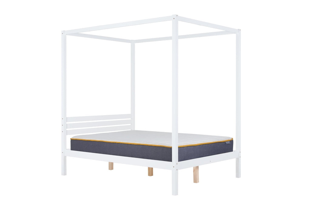 Mercia Four Poster Double Bed White-3