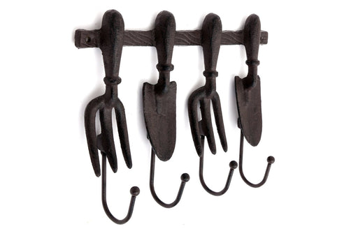 Metal Tool Shaped Four Hooks 27x20cm - Kozeenest