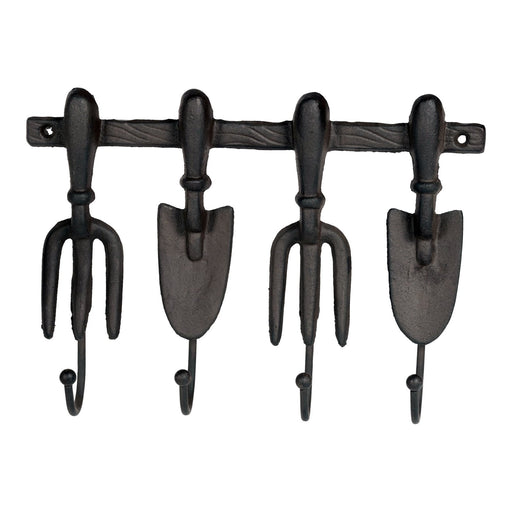 Metal Tool Shaped Four Hooks 27x20cm - Kozeenest