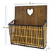 Metal & Wicker Wall Hanging Magazine Rack - Kozeenest