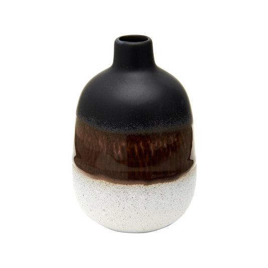 Mojave Glaze Black Vase - Kozeenest