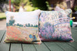 Monet Japanese Bridge - Cushion Cover Art 45cm*45cm - Kozeenest