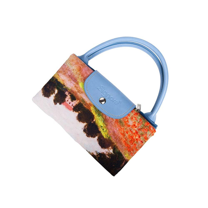 Monet The Poppy Field - Art Foldaway Bag - Kozeenest