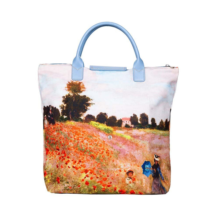 Monet The Poppy Field - Art Foldaway Bag - Kozeenest