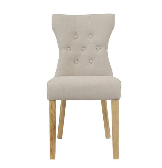 Naples Dining Chair Beige (Pack of 2)-0