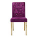 Paris Chair Purple Velvet (Pack of 2)-0