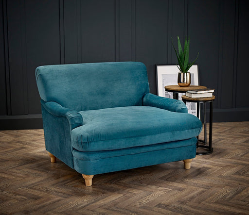 Plumpton Chair Peacock Blue-0