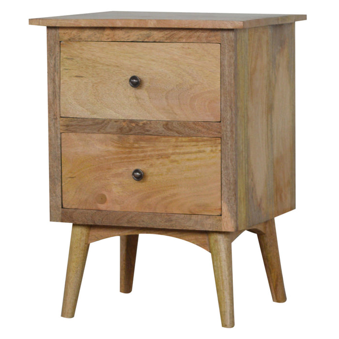 Nordic Style Bedside with 2 Drawers-2