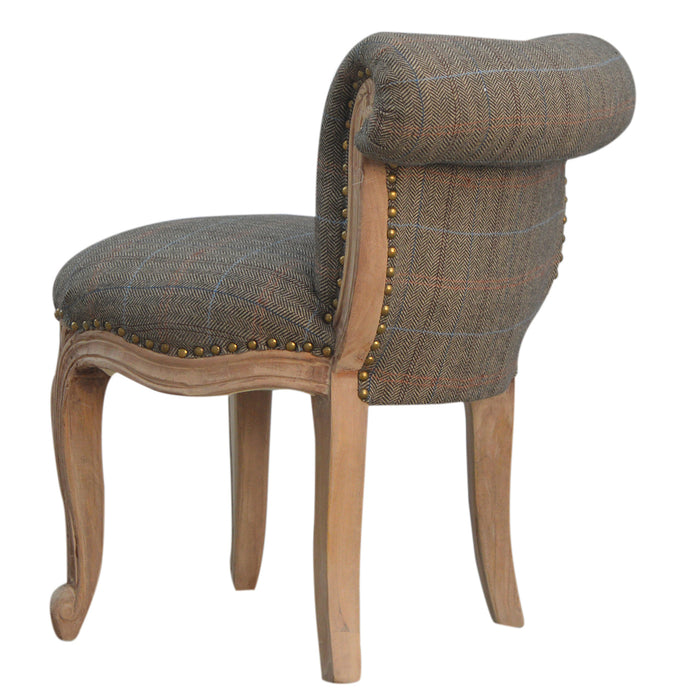 Multi Tweed Studded Chair-5