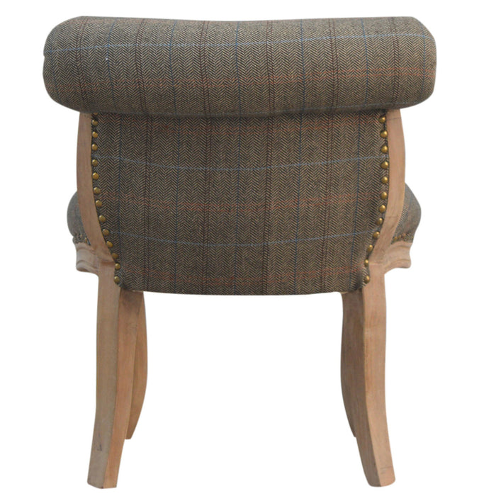 Multi Tweed Studded Chair-6