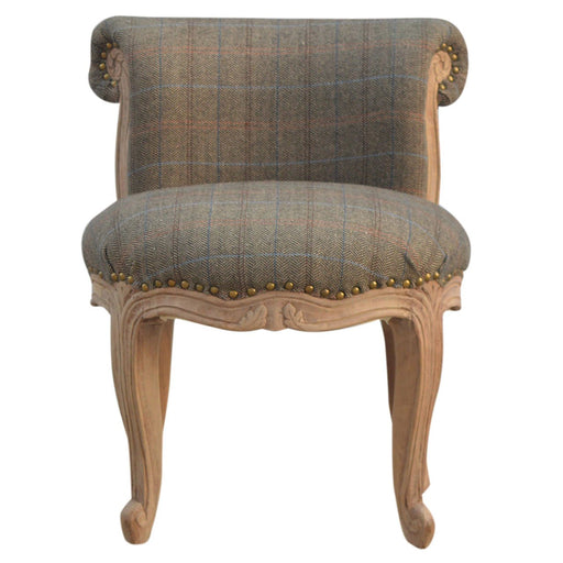 Multi Tweed Studded Chair-0