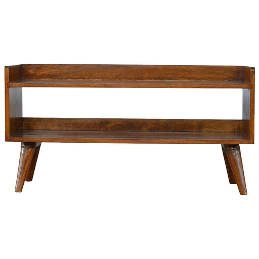 Chestnut Nordic Storage Bench-0