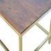 Rectangle Gold Coffee Table-5