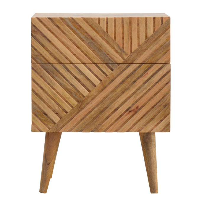 Lille 2 Drawer Bedside-1