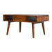 Curved Chestnut Coffee Table-1