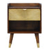 Manila Gold One Drawer Bedside-0