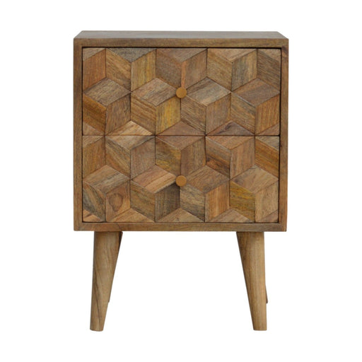 Cube Carved Bedside-0