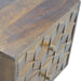 Chestnut Cube Carved Bedside-4