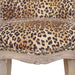 Leopard Print Studded Chair-2