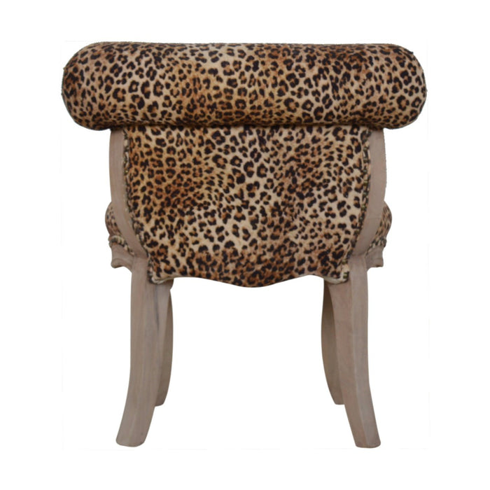 Leopard Print Studded Chair-8