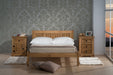 Rio Double Bed Brown-2