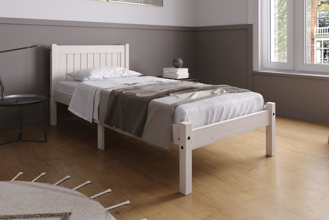 Rio Single Bed - White-8