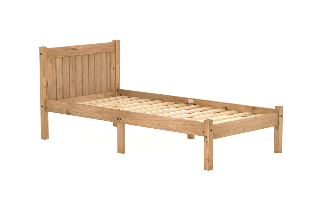 Rio Single Bed - Brown Pine-6