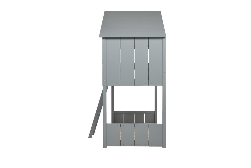 Safari Bunk Bed - Grey-6