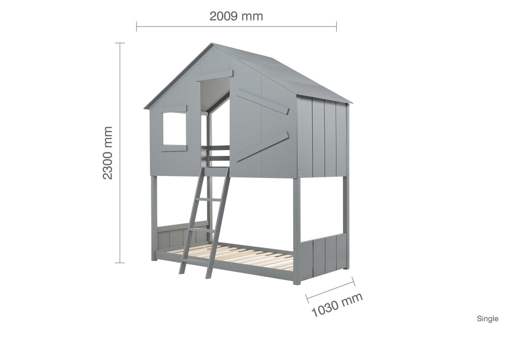 Safari Bunk Bed - Grey-2