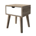 Scandi Oak Lamp Table White-0