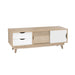 Scandi Oak TV Unit White-0