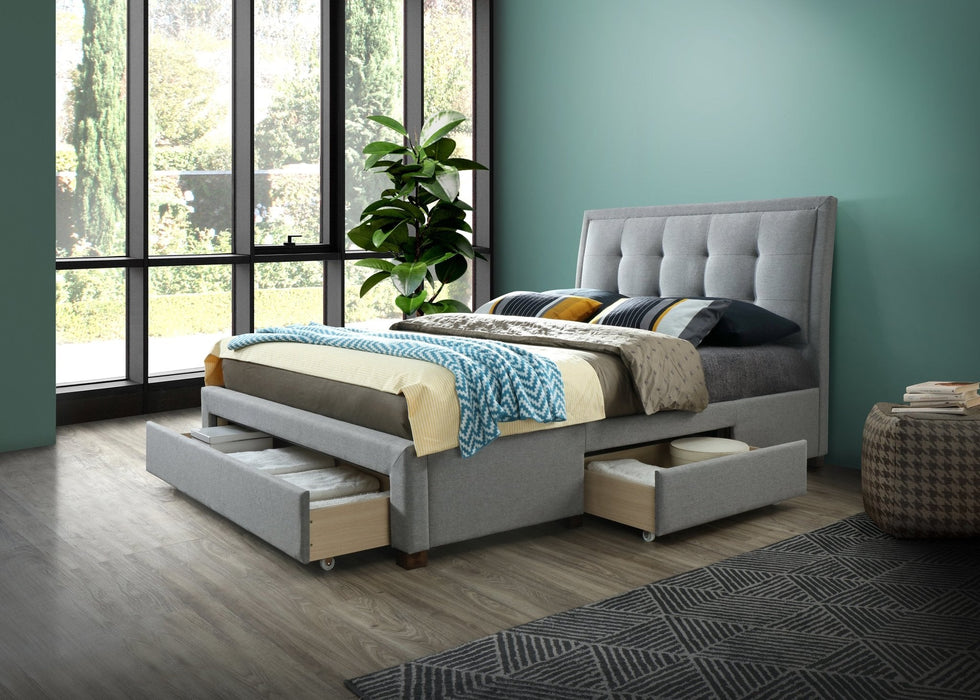 Shelby Double Bed Grey-0