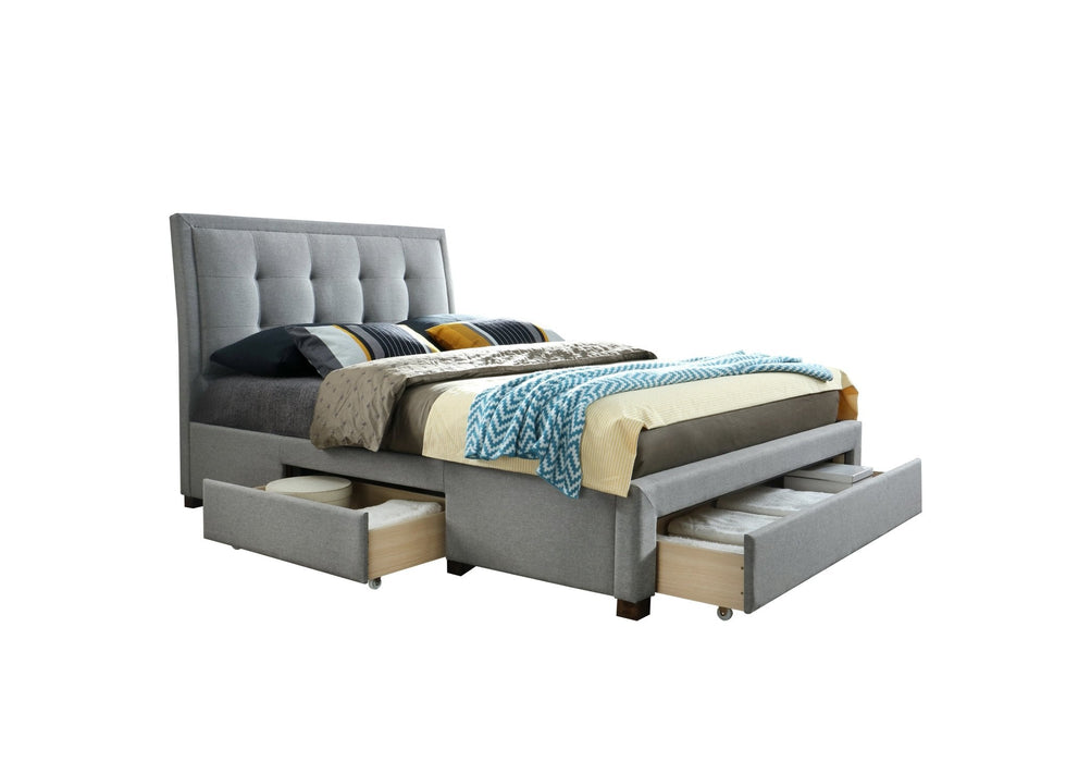 Shelby Double Bed Grey-5