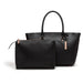 Sophie Black Vegan Tote Bag-2