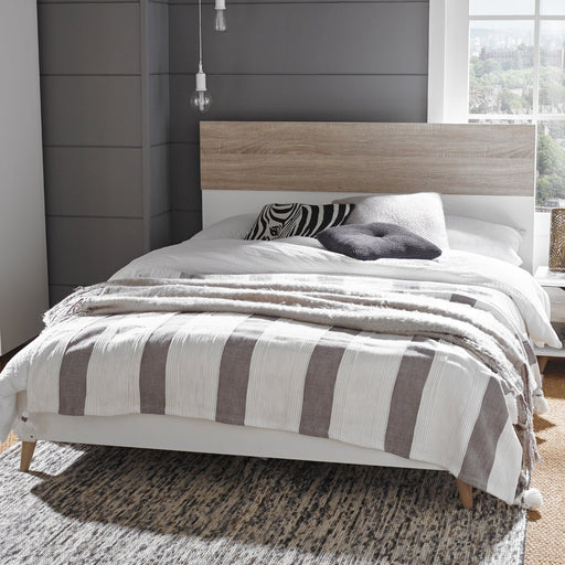 Stockholm 5.0 King Bed White-Oak-1