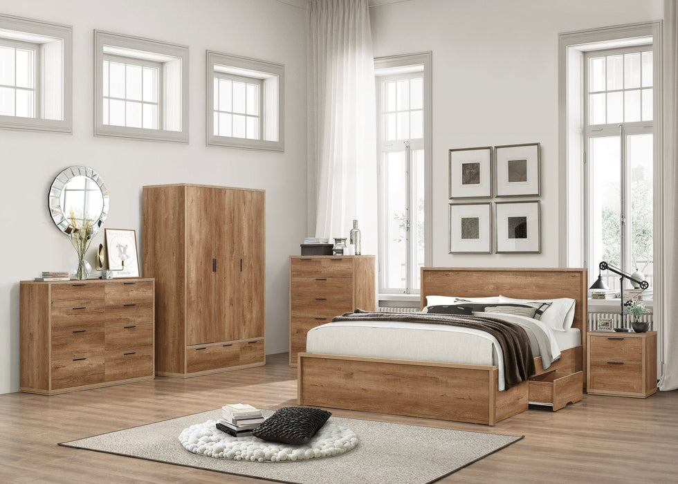 Stockwell King Bed Rustic Oak-12