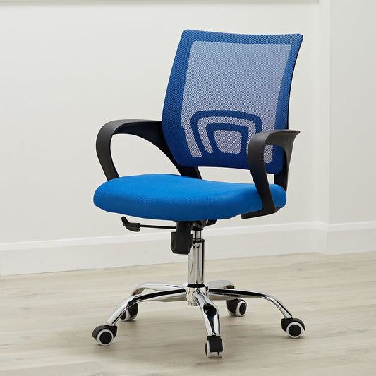 Tate Mesh Back Office Chair Blue-0