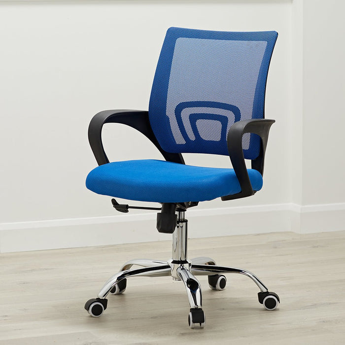 Tate Mesh Back Office Chair Blue-0