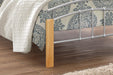 Tetras Single Bed - Beech & Silver-3