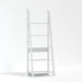 Tiva Ladder Bookcase White-0