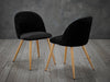 Venice Dining Chairs Black (Pack of 2)-2