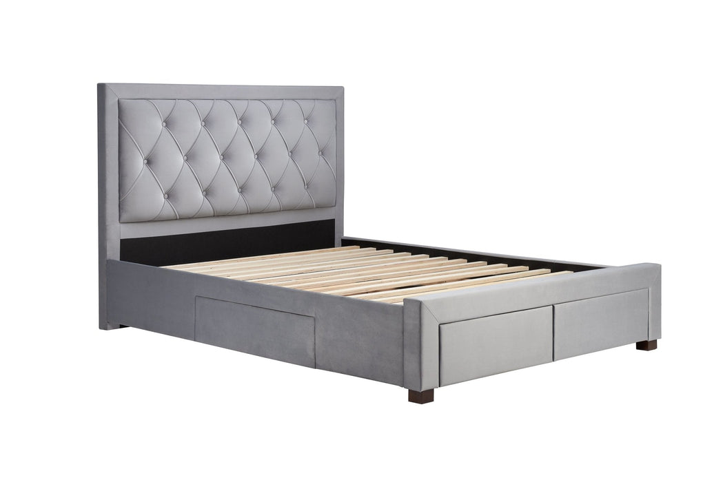 Woodbury King Bed Grey-6