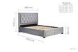 Woodbury Super King Bed Grey-1