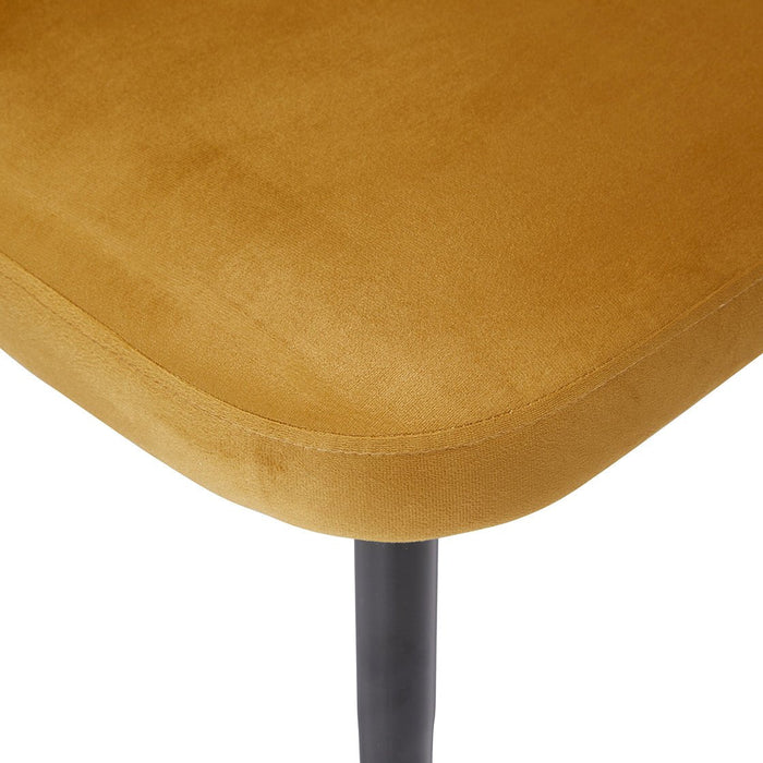 Zara Dining Bench Mustard-2