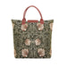 William Morris Pimpernel and Thyme Green - Foldaway Bag-3